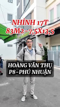 Nhà phố Hoàng Văn Thụ, Phú Nhuận, 101.25m² giá 7 tỷ - Thiết kế sang trọng, tiện nghi đầy đủ!