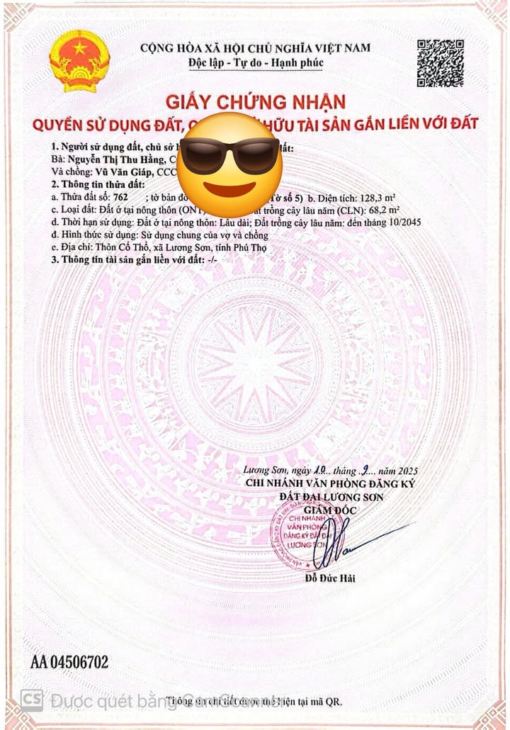 Đất nền Lương Sơn 128m² giá 2 tỷ - Đầu tư sinh lời cao!