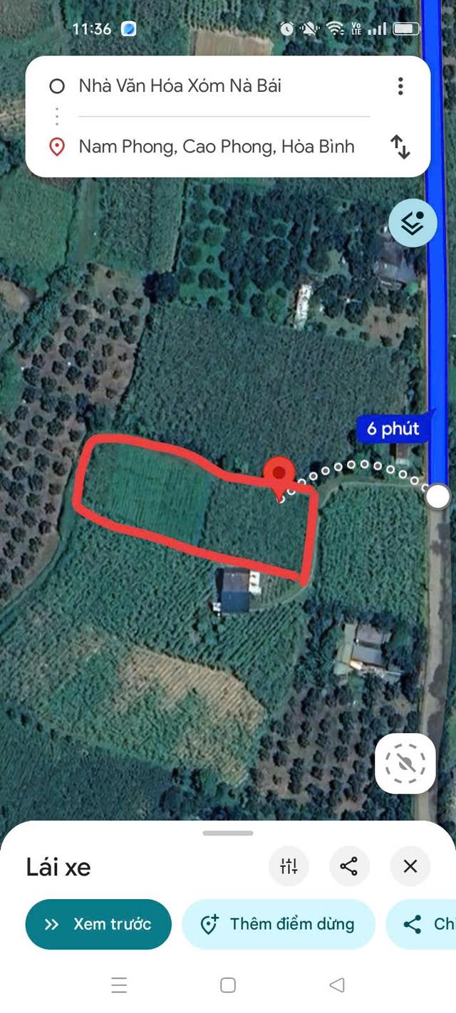 Đất thổ cư Nam Phong, Lương Sơn - 1341m² chỉ 1.35 tỷ - Đầu tư sinh lời!