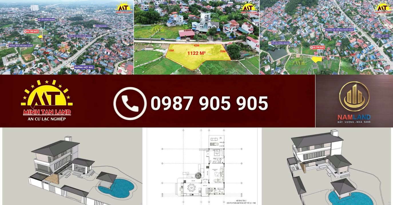 Đất nền Phan Đình Phùng Thái Nguyên 1200m² giá 7 tỷ - Cơ hội đầu tư hiếm có!