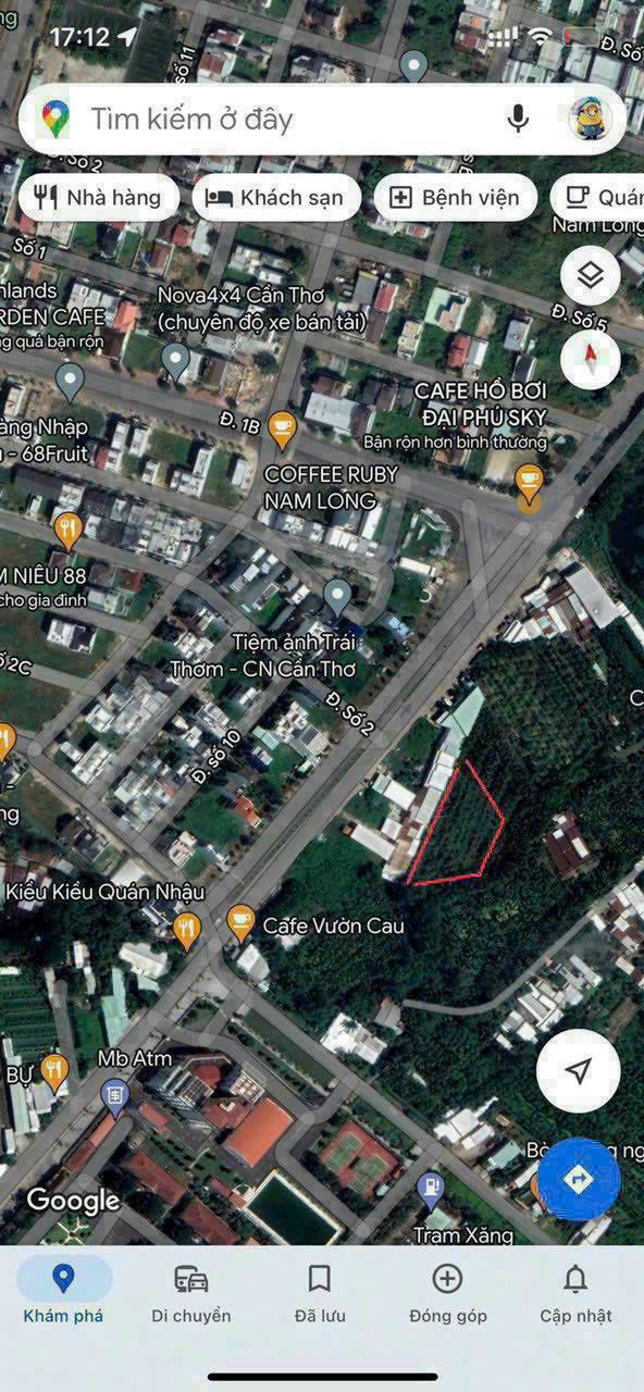 Đất nền mặt tiền 3419m² KDC Nam Long, Hưng Thạnh, Cái Răng - Giá chỉ 9.9 tỷ!