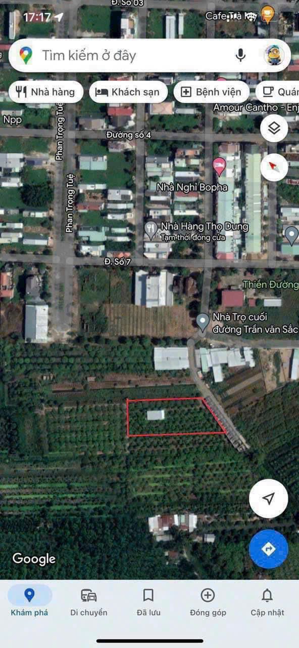 Đất nền 3400m² cuối đường Trần Văn Sắc, Hưng Thạnh, Cái Răng, Cần Thơ - Giá chỉ 6.46 tỷ!