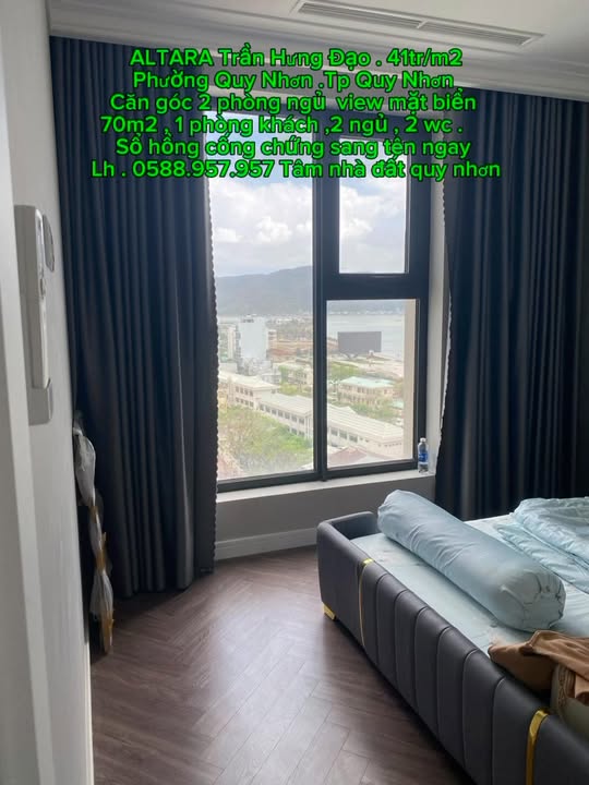 Căn hộ Altara Residences Quy Nhơn 70m² giá 2.87 tỷ - View biển tuyệt đẹp!