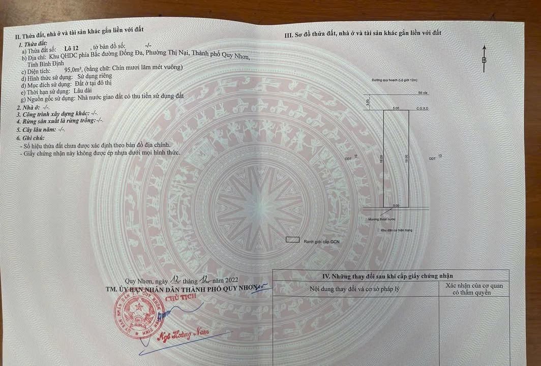 Đất nền sát biển Đường Ngọc Hồi, Đống Đa - 95m² giá 5.1 tỷ - Đầu tư sinh lời ngay!