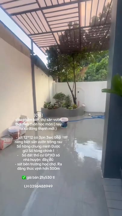 Biệt thự sân vườn Đông Thạnh Hóc Môn 144m² giá 2.53 tỷ - Sổ hồng chính chủ!