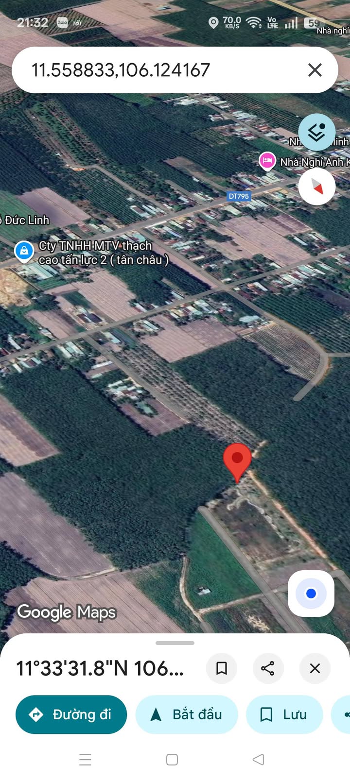 Đất nền Tân Hiệp, Tân Châu, Tây Ninh 6000m² giá 930 triệu - Cơ hội đầu tư hấp dẫn!