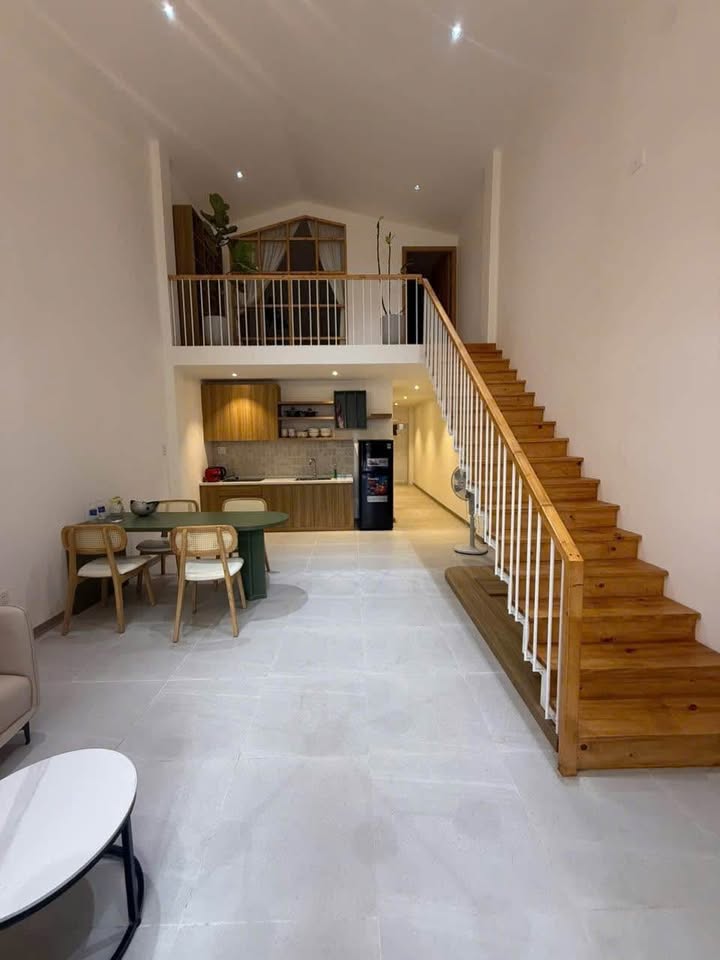 Nhà nguyên căn gác lửng mặt tiền Đường Lê Độ, Thanh Khê 63m² giá 15 triệu - Full nội thất