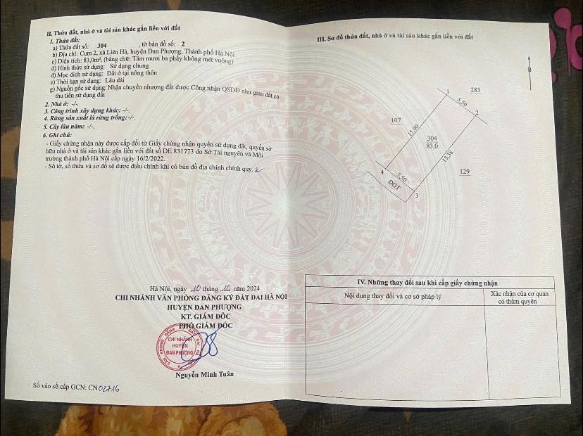 Căn hộ CC Liên Hà Đan Phượng 83m² giá 600 triệu - Tiện ích đầy đủ, vị trí trung tâm!