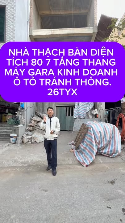 Nhà Thạch Bàn 80m², 7 Tầng, Giá 26 tỷ - Kinh doanh ô tô thuận lợi!