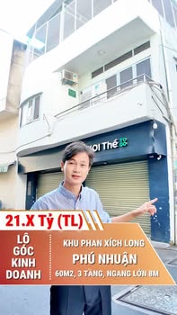 FrontHouse mặt tiền đường Phan Xích Long, Phú Nhuận 60m² giá 21 tỷ - Đầu tư sinh lời tuyệt vời!