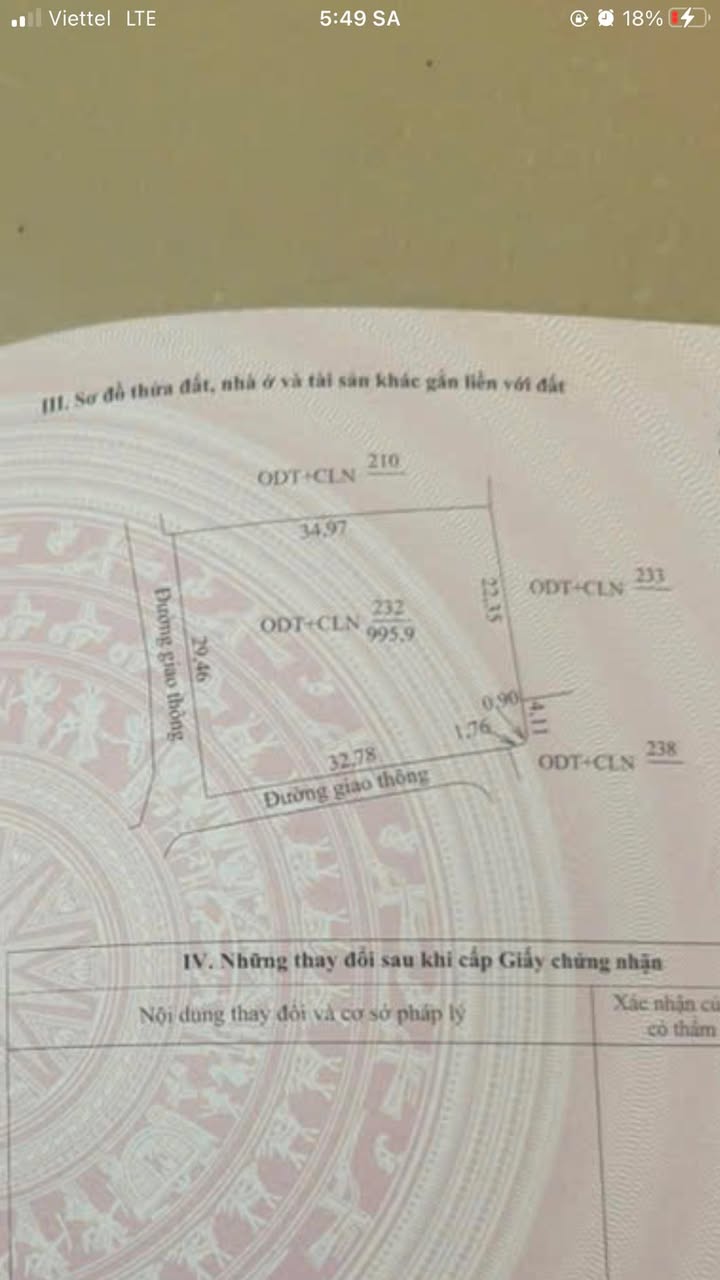 Đất nền Nghi Sơn 995m² giá 10 tỷ - Cơ hội đầu tư tuyệt vời!