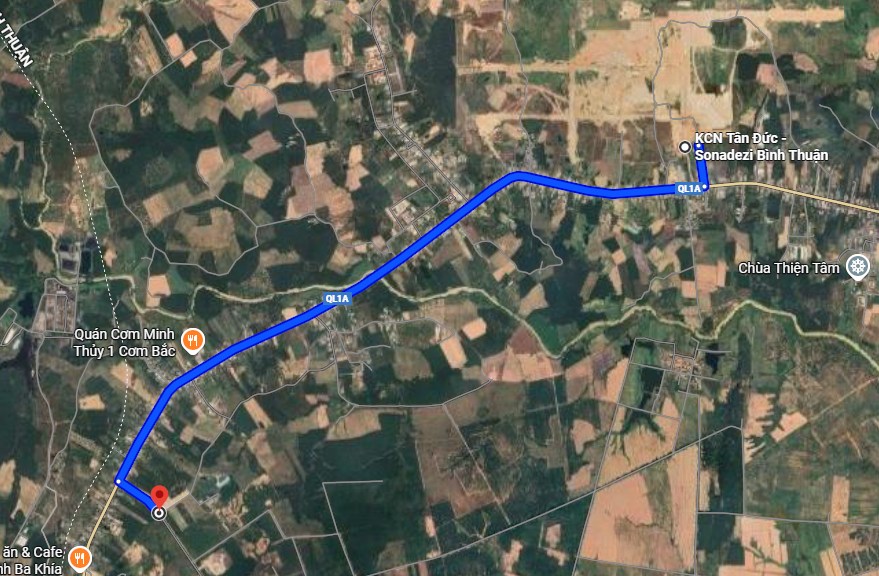 Đất nền 2200m² tại Tân Đức, Hàm Tân - Giá bán tốt, cơ hội đầu tư sinh lời!