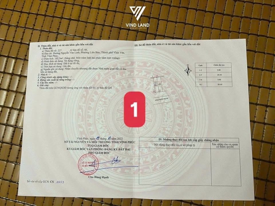 Đất nền kinh doanh tại Nguyễn Văn Linh, Liên Bảo, Vĩnh Yên 205m² giá 18.2 tỷ - Cơ hội đầu tư hấp dẫn!