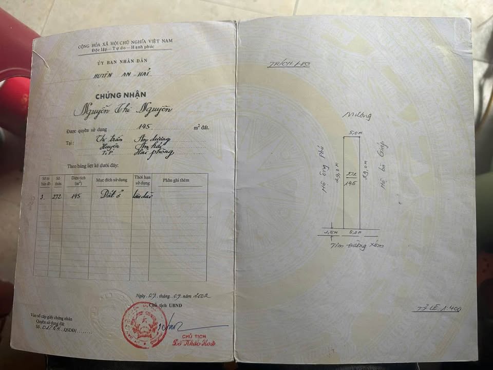Đất mặt tiền tổ 3 An Dương 170m² giá chỉ 3.4 tỷ - Tiềm năng đầu tư cao!