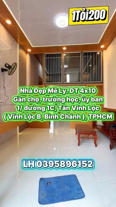 Nhà đẹp 32m² đường 1C, Vĩnh Lộc B, Bình Chánh - Hẻm xe tải rộng rãi!