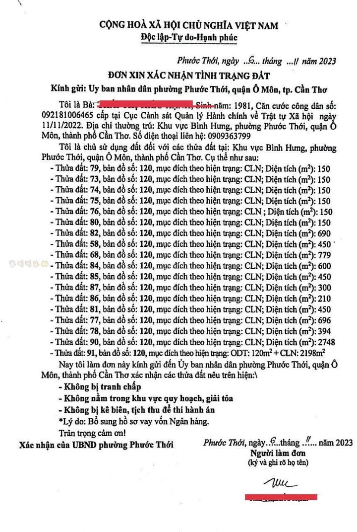 Bán vườn tại Ô Môn, Cần Thơ 13.811m² giá chỉ 26 tỷ - Cơ hội đầu tư tuyệt vời!