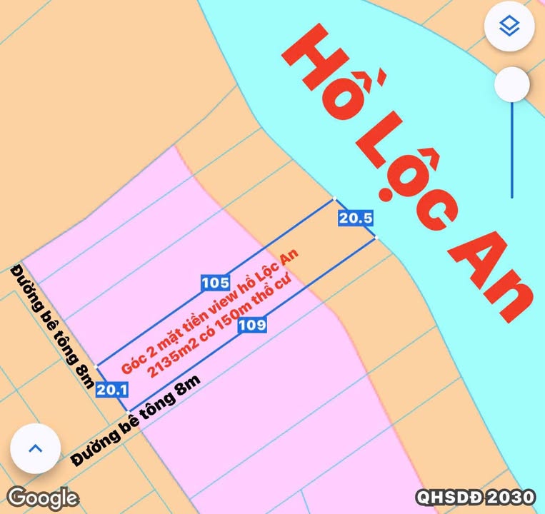 Đất nền Lộc An, Long Thành 2100m² giá 4 triệu/m² - Pháp lý sạch, đầu tư sinh lời!