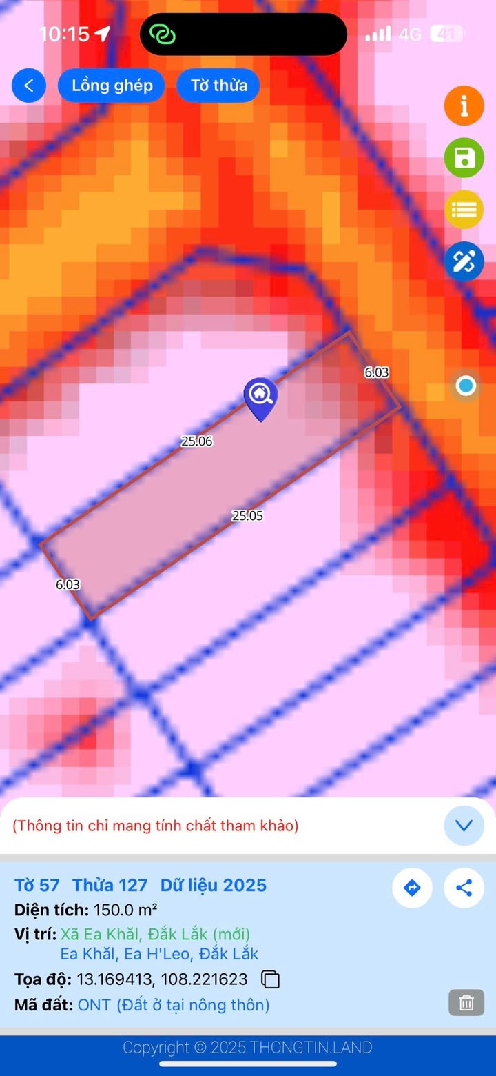 Đất thổ cư 150m² tại xã Ea Khal, Đắk Lắk - Giá chỉ 690 triệu, đầu tư sinh lời!