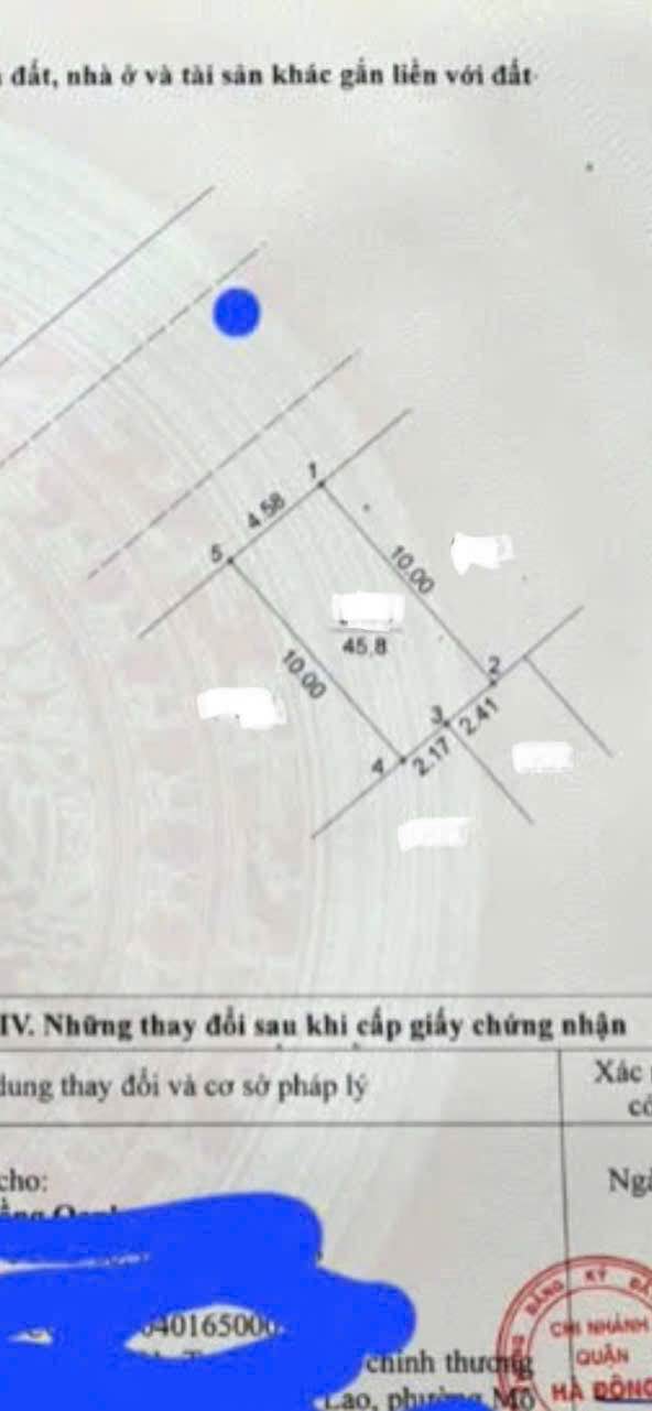 Đất nền Vạn Phúc Hà Đông 45.8m² - Sổ đỏ chính chủ, ô tô tránh