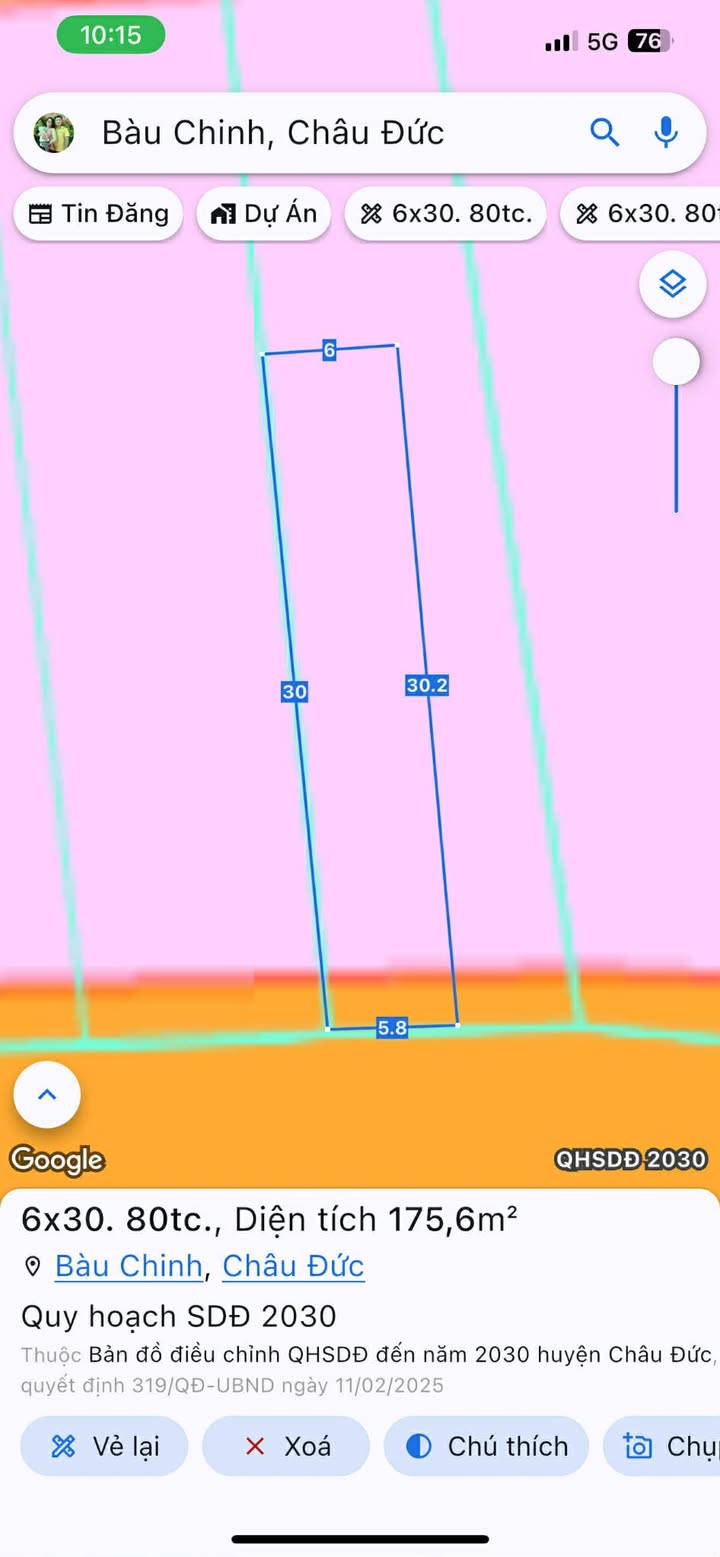 Đất nền Bàu Chinh 180m² giá 670 triệu - Cơ hội đầu tư hấp dẫn!