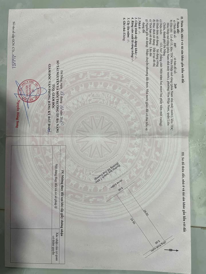 Đất nền đường Võ Duy Dương, Đà Nẵng, 122.5m² giá 5.05 tỷ - Cơ hội đầu tư tuyệt vời!