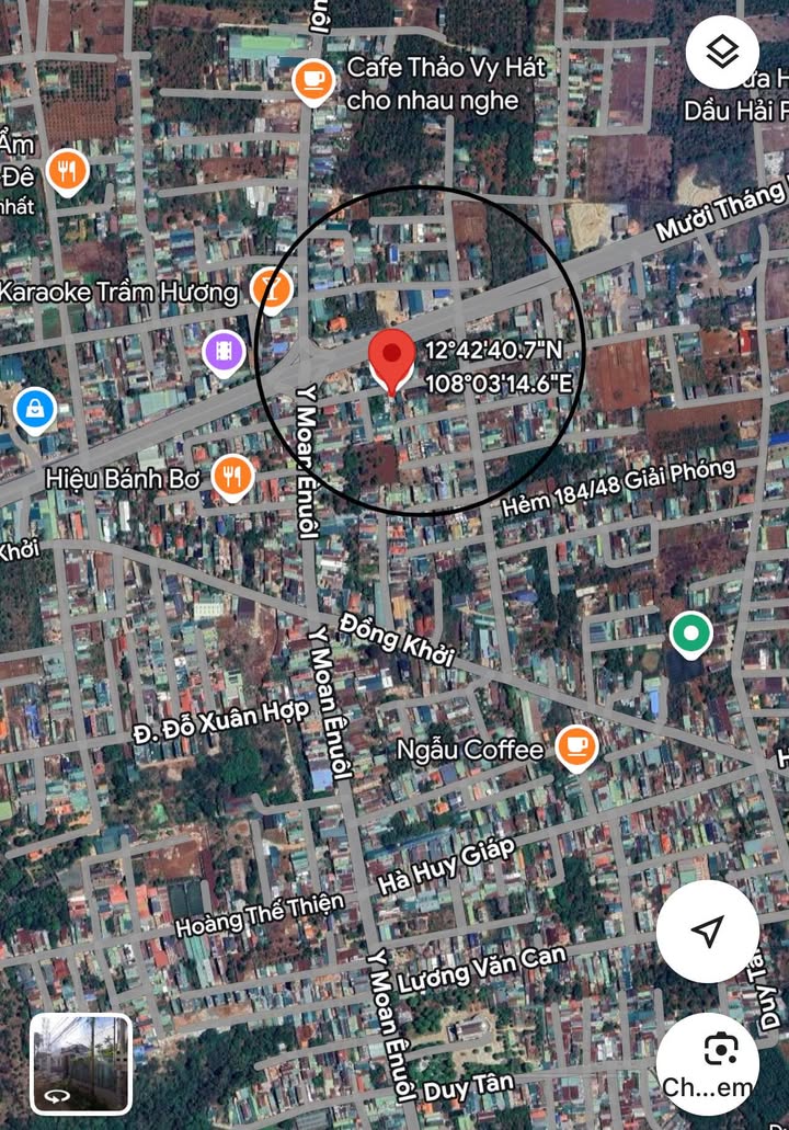 Đất thổ cư hẻm 246 Ymoan, Tân Lợi 87m² giá 2.75 tỷ - Vị trí đẹp, kinh doanh thuận lợi!