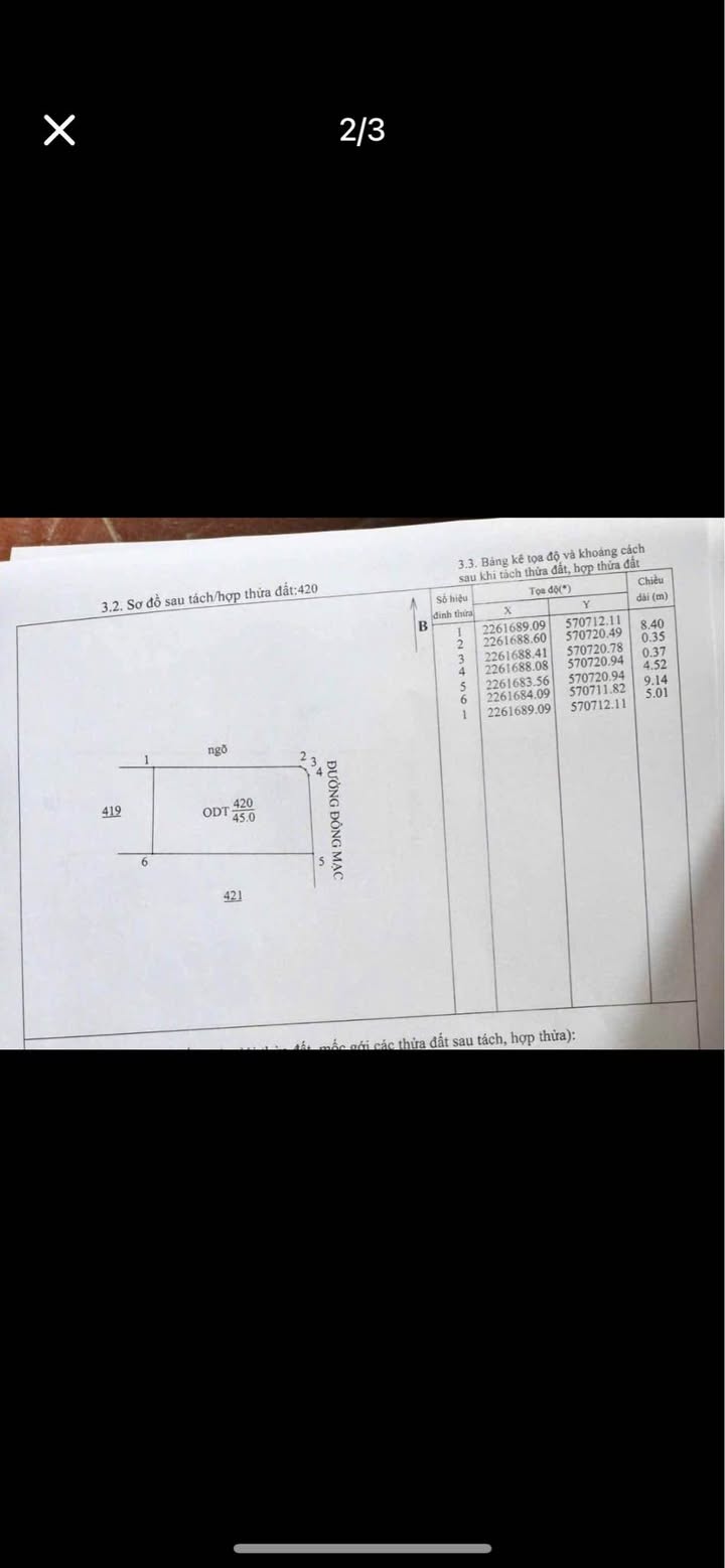 Đất Lô Góc Mặt Đường Đông Mạc - Nam Định 45m² giá 2.45 tỷ - Vị trí đắc địa gần trường học!