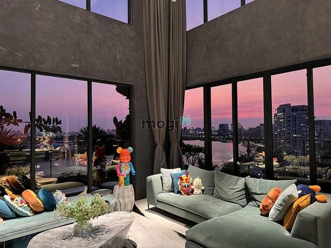 Căn hộ One Verandah 3PN Duplex tại Thạnh Mỹ Lợi 185m² - Nội thất cao cấp, giá 170 triệu/tháng