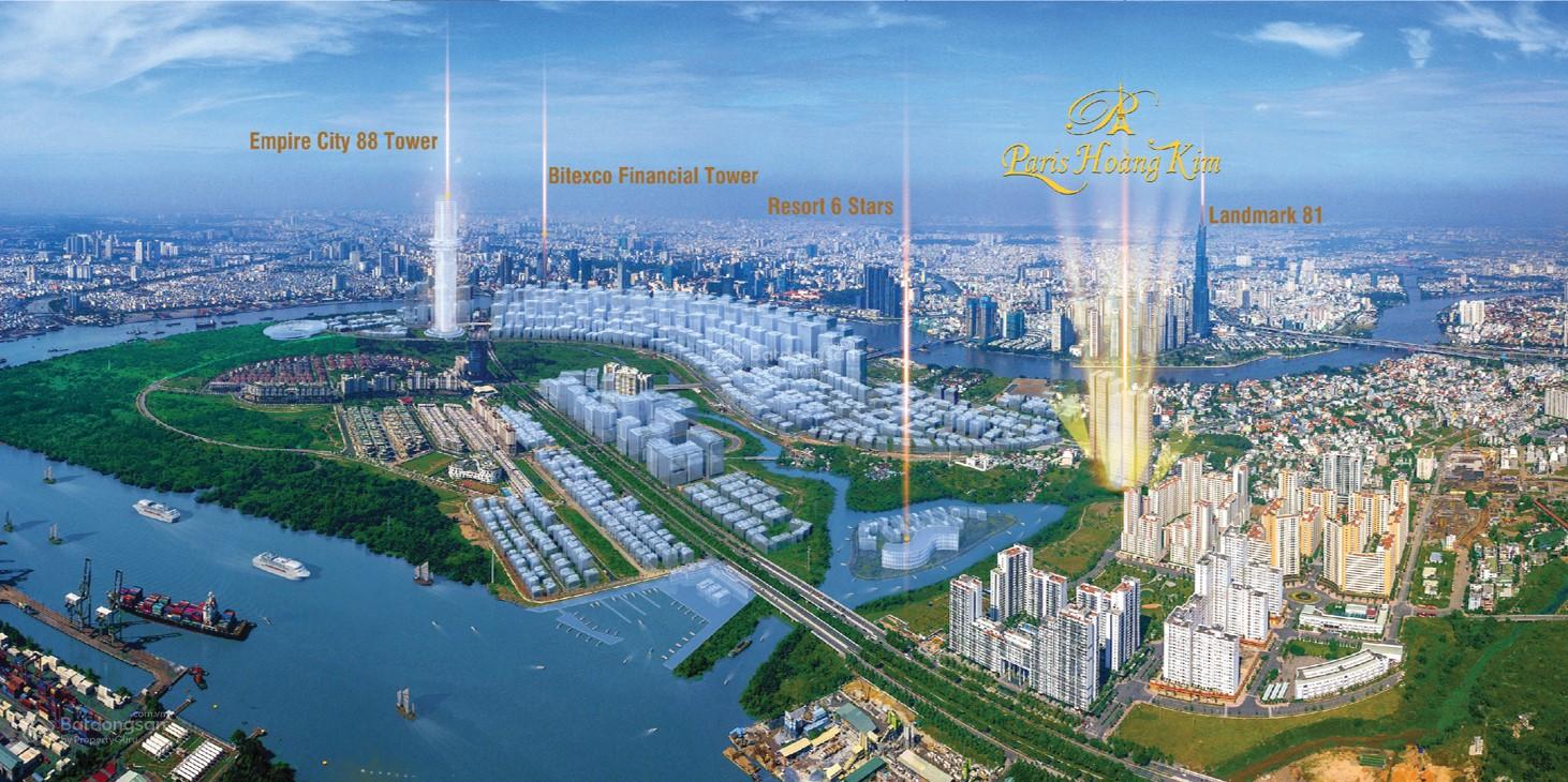 Căn hộ Paris Hoàng Kim Quận 2 68m² chỉ 5.9 tỷ - Cơ hội đầu tư tuyệt vời!