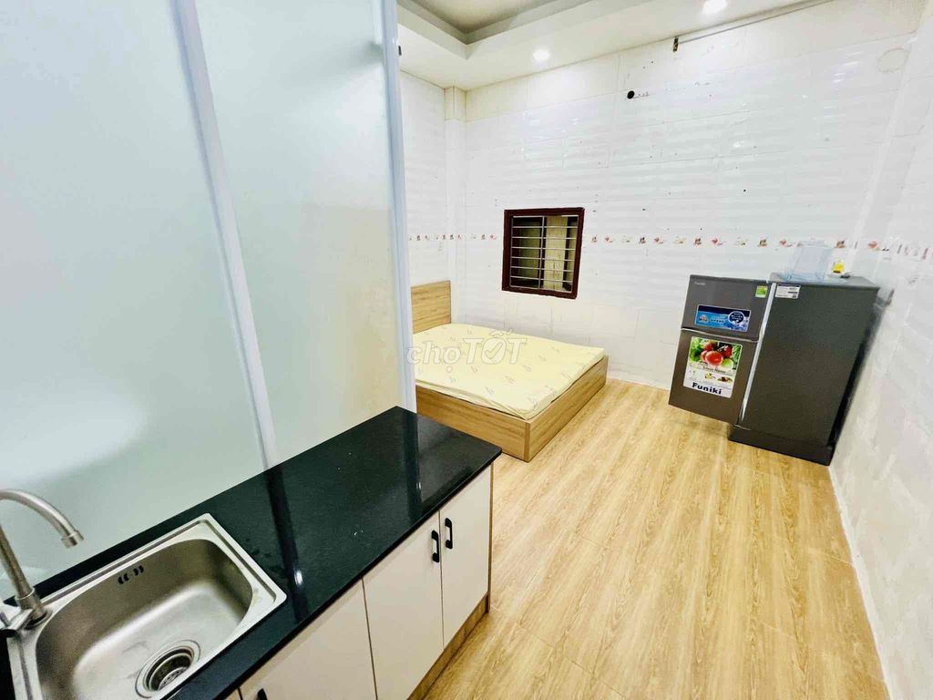 Phòng Studio Cộng Hoà 20m² giá 3.5 triệu - Full nội thất, thang máy