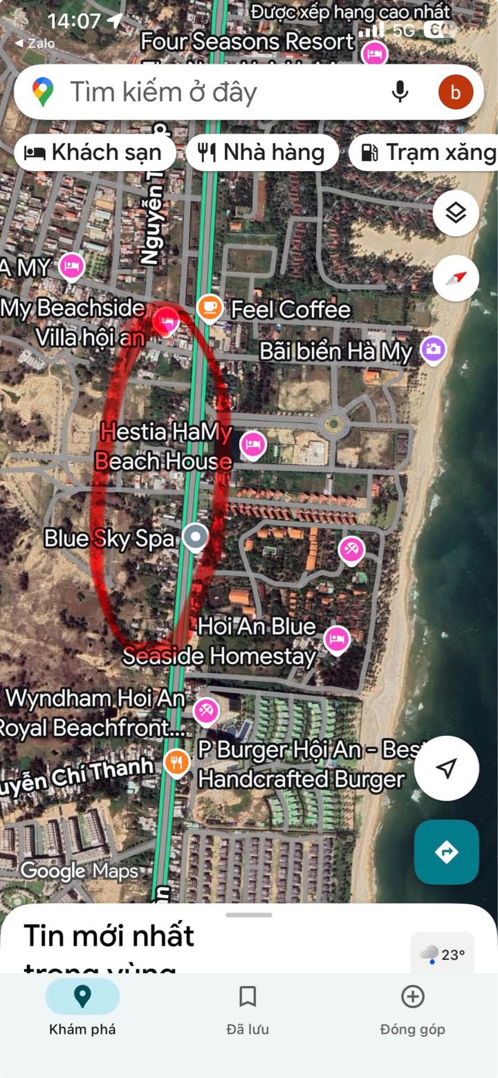 Đất mặt tiền Võ Nguyên Giáp 3000m² giá 50 tỷ - Cơ hội đầu tư hấp dẫn!