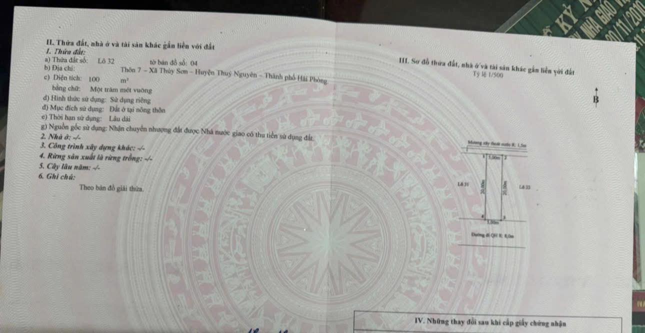 Đất nền Thủy Sơn 100m² giá 3 tỷ - Đầu tư sinh lời ngay!