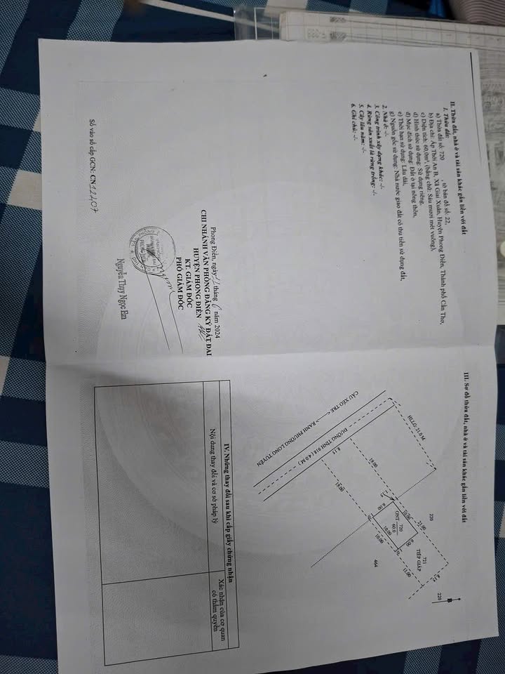 Đất mặt tiền ấp Thới An B, Cần Thơ 325m² giá 2.68 tỷ - Đầu tư sinh lời tuyệt vời!