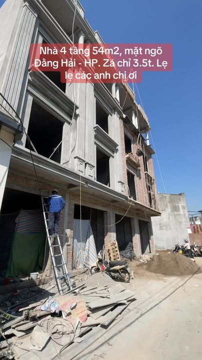 Nhà mặt ngõ Đằng Hải 54m² giá 3.5 tỷ - Ô tô vào tận nhà!