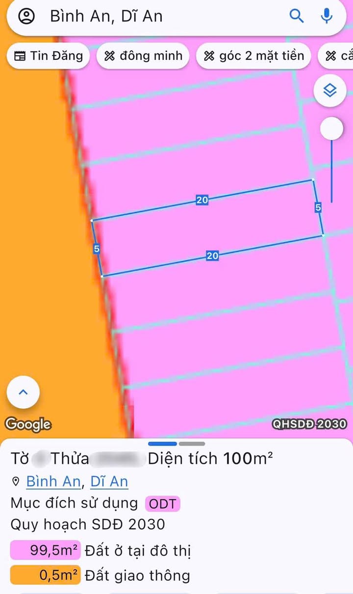 Lô đất KDC Làng ĐHQG Đông Hòa, Dĩ An 100m² giá 4 tỷ - Đầu tư sinh lời ngay!