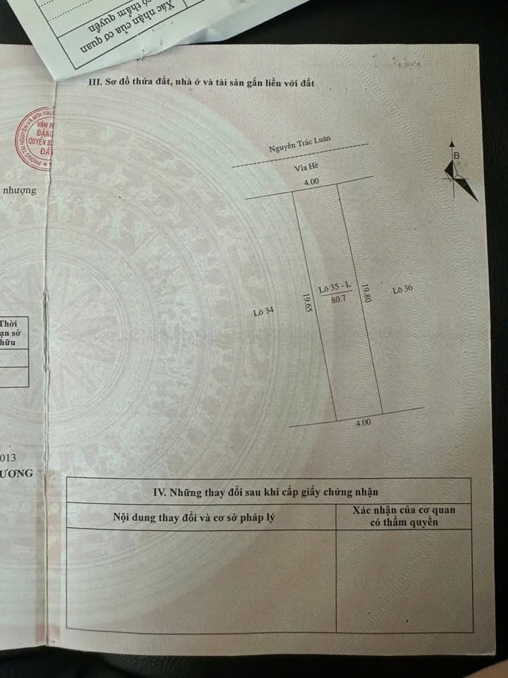 Đất mặt phố Nguyễn Trãi Luân 80.7m² giá 64 triệu - Vị trí đắc địa cho kinh doanh!