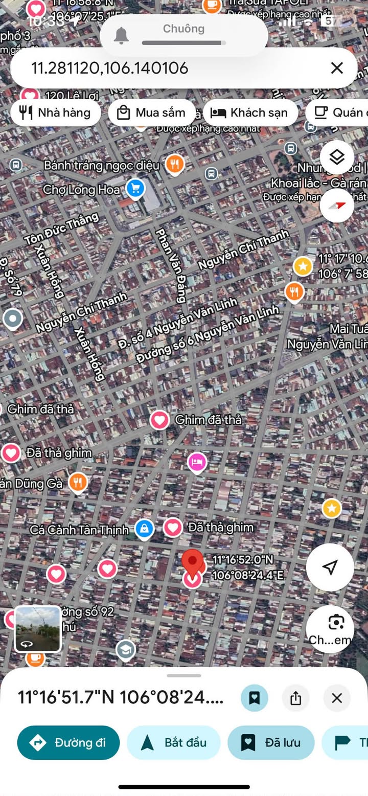 Đất nền mặt tiền đường Trần Phú, phường Long Hoa, Tây Ninh 300m² giá 2.3 tỷ - Cơ hội đầu tư hấp dẫn!