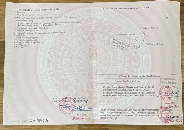 Đất nền chính chủ Phù Liễn, Kiến An 55m² giá 890 triệu - Tiềm năng sinh lời cao!