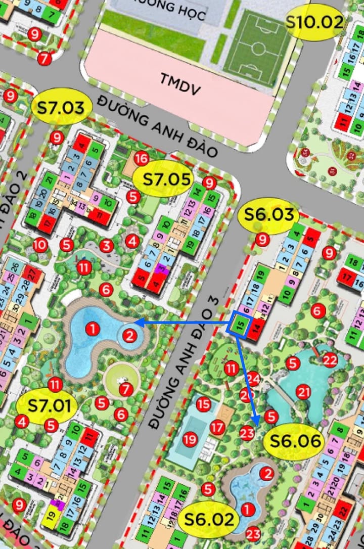 Căn hộ 2PN Origami Thủ Đức 70m² giá 3.5 tỷ - View trực diện hồ bơi tuyệt đẹp!