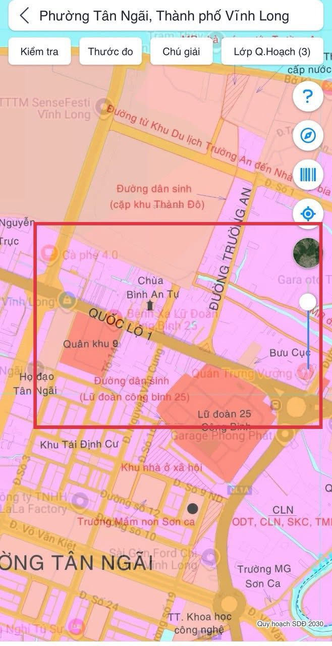 Đất mặt tiền QL 1A, Tân Ngãi, Vĩnh Long 111,3m² - Tiềm năng kinh doanh vượt trội!