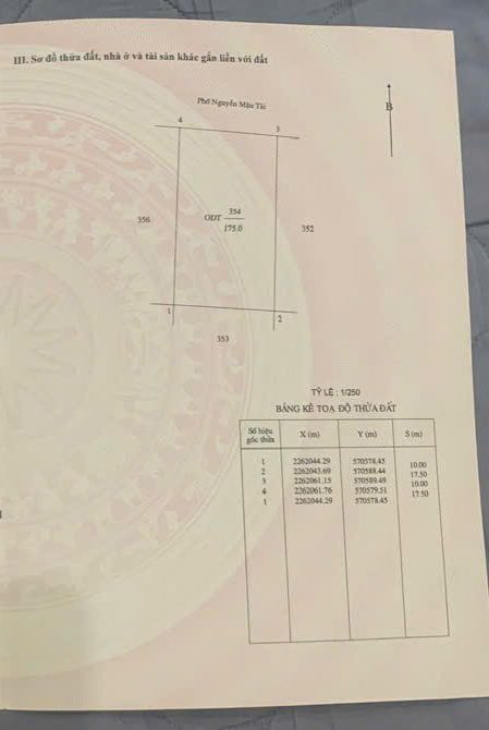 Đất biệt thự Nguyễn Mậu Tài Nam Định 175m² - Chính chủ, giá thỏa thuận!