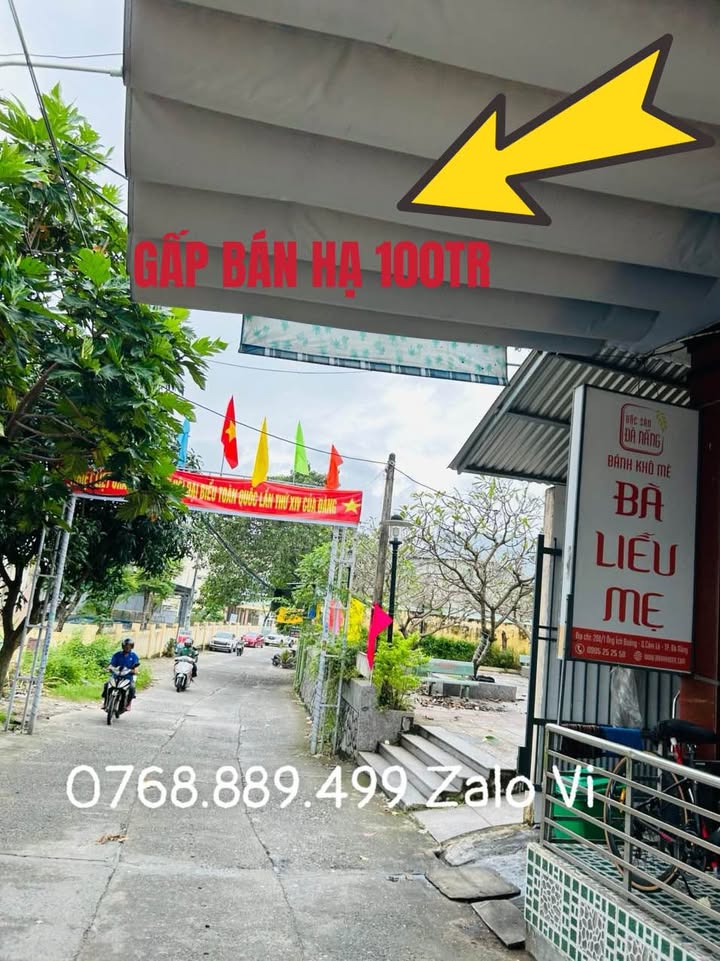 Đất nền Cẩm Lệ 123m² giá 2 tỷ - Hạ chào 100 triệu, sổ đỏ chính chủ!