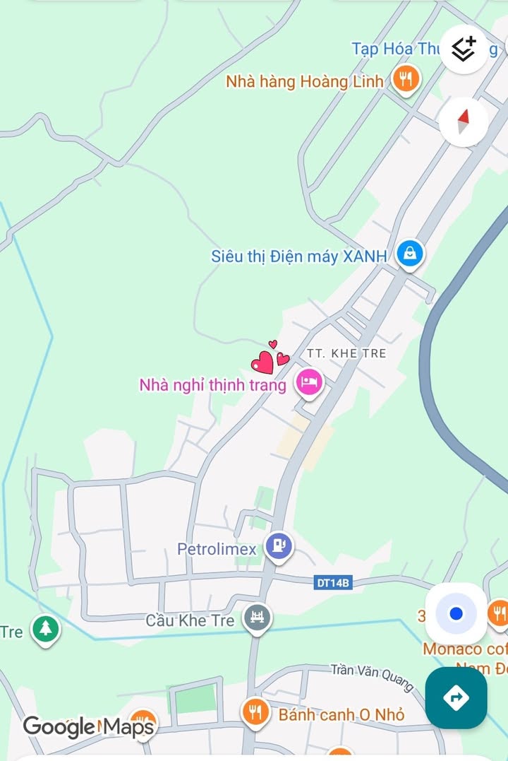 Mặt bằng cho thuê dài hạn 210m² tại trung tâm xã Khe Tre - Vị trí đắc địa!