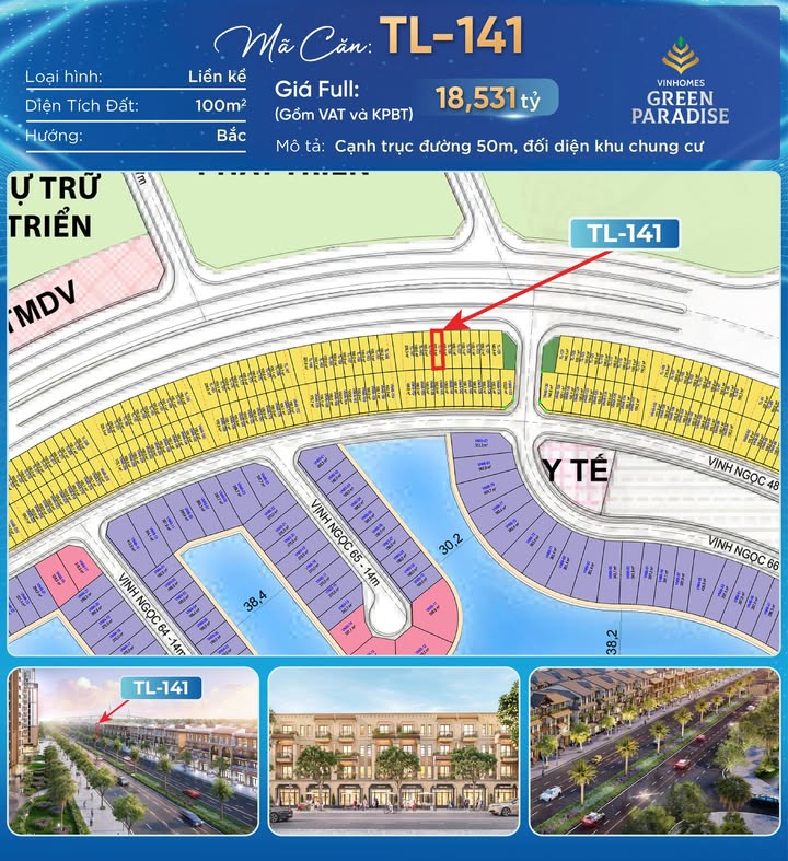 Shophouse Vinhomes Cần Giờ 100m² giá 18.531 tỷ - Đầu tư sinh lời vượt trội!