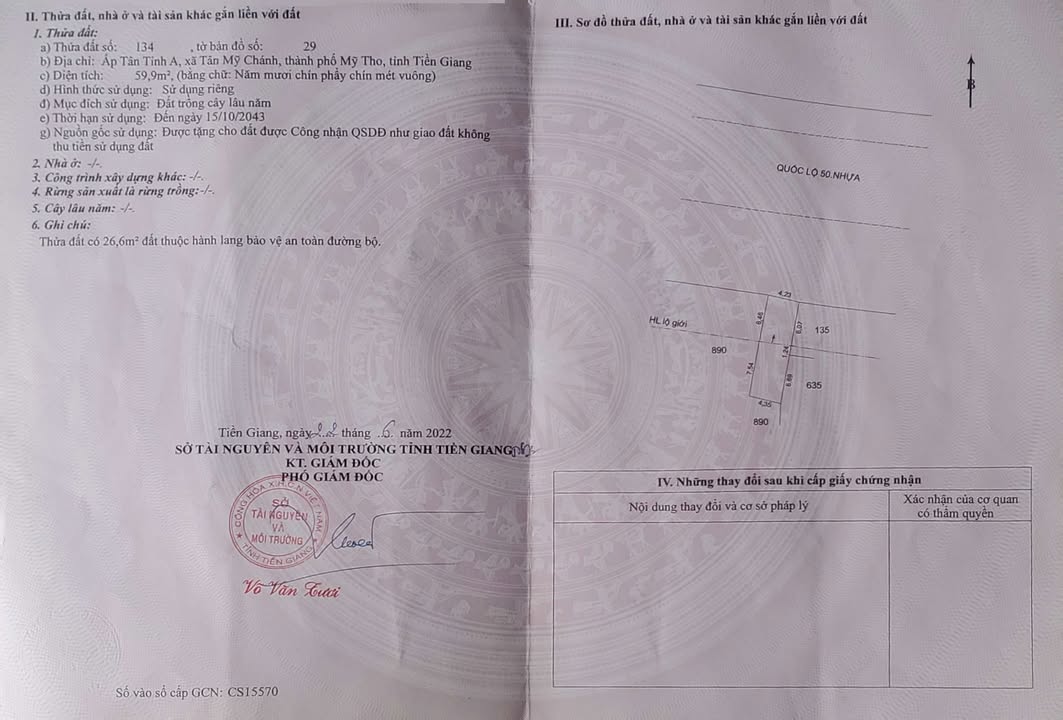 Đất nền Quốc lộ 50, Mỹ Phong, 59m² giá 950 triệu - Thích hợp kinh doanh sầm uất!