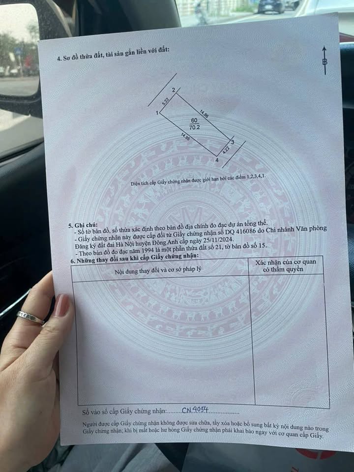 Đất nền Thụy Lâm, Đông Anh 70.2m² giá chỉ 6x triệu/m² - Đầu tư sinh lời cao!