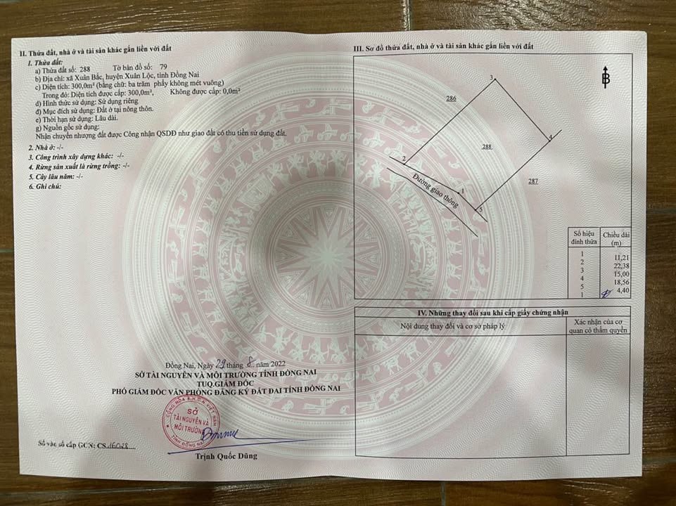 Đất thổ cư 300m² tại Xuân Bắc, Xuân Lộc giá 1.5 tỷ - Sổ đỏ chính chủ!