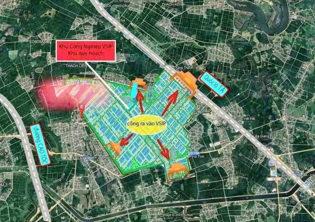 Đất nền 2 mặt tiền Vành đai VSIP Việt Tiến 600m² - Cơ hội đầu tư tuyệt vời!