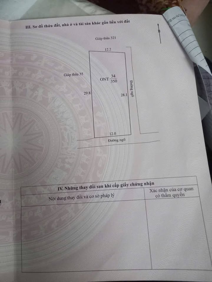 Đất nền Kim Đính, Kim Thành 350m² giá 3 tỷ - Lô góc vuông vắn, ô tô vào tận nơi!