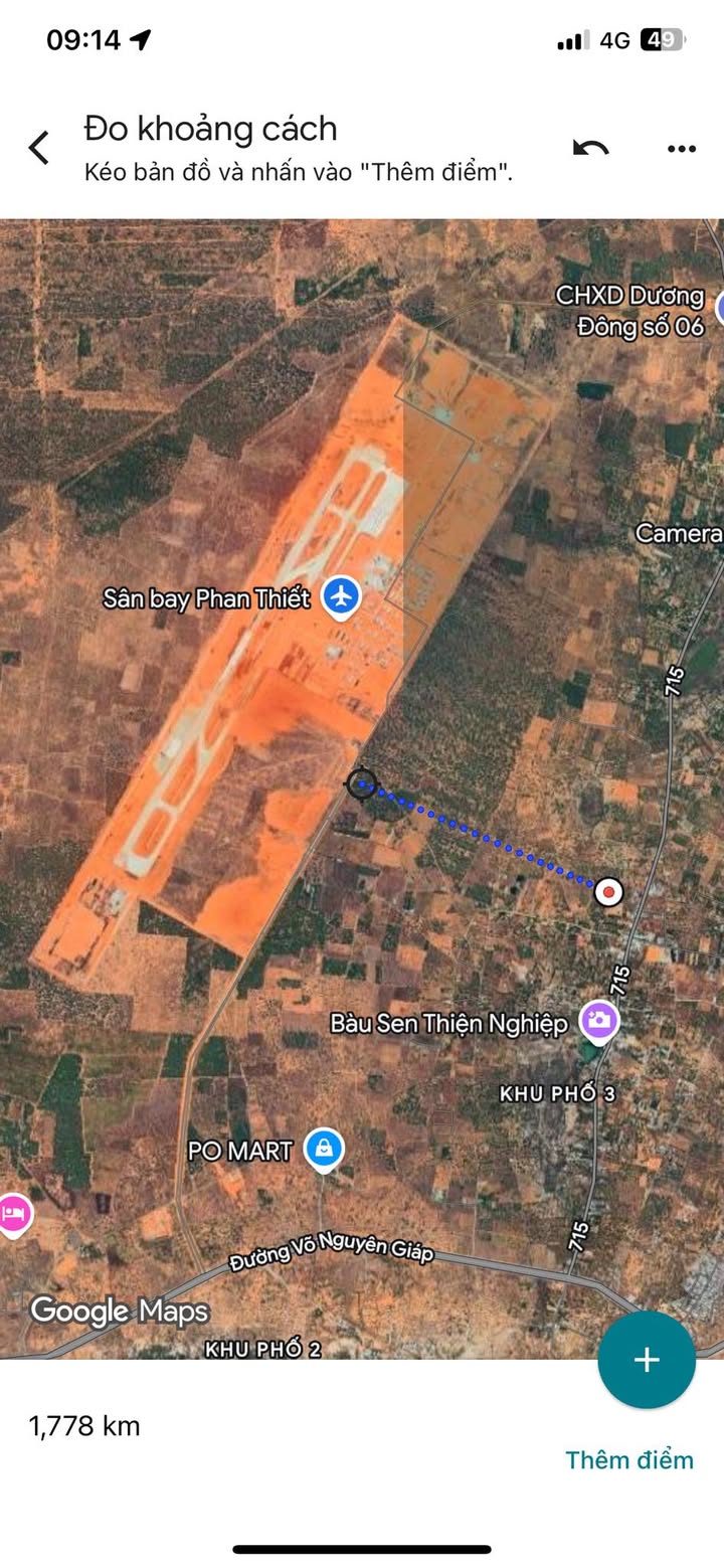 Đất thổ cư 8900m² đường 715, Phan Thiết - Giá chỉ 13 tỷ